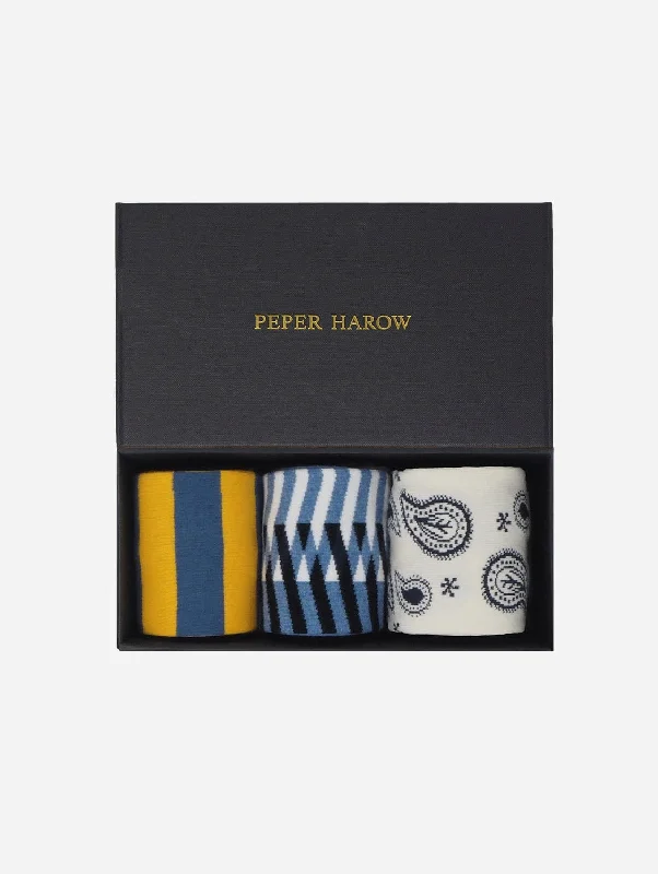 Ankle men's socks for a low - profile lookMen's Organic Cotton Sock Gift Box | Multiple Colours