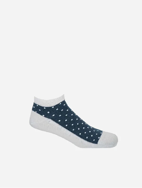 Stretchable men's socks for a flexible fitPolka Men's Organic Trainer Socks | White