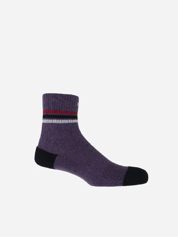Cashmere men's socks for a luxurious feelQuarter Crew Men's Organic Cotton Trainer Socks | Mauve Cashmere men's socks for a luxurious feelQuarter Crew Men's Organic Cotton Trainer Socks | Mauve