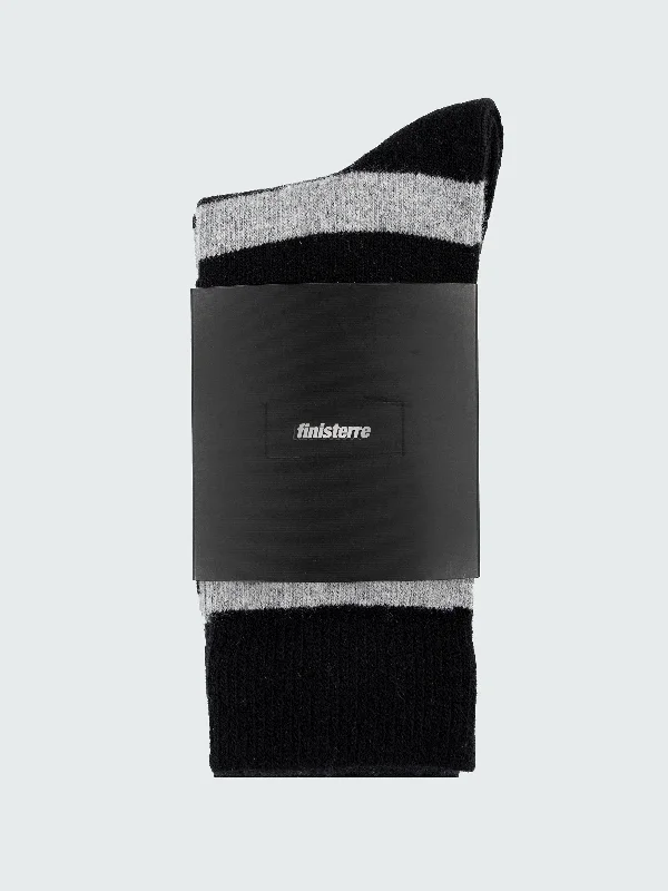 Bamboo men's socks for natural antibacterial propertiesClassic Wool Striped Sock