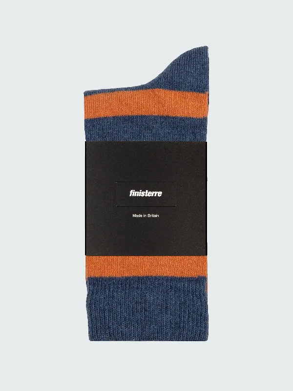 Stretchable men's socks for a flexible fitClassic Wool Striped Sock