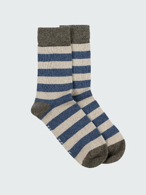 Compression men's socks for reducing swellingClassic Wool Striped Sock