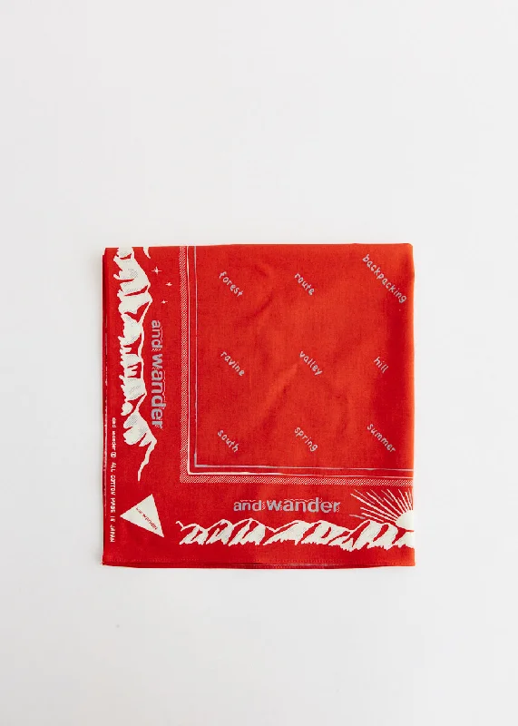 Silk men's socks for a smooth and soft touchReflective Words Bandana
