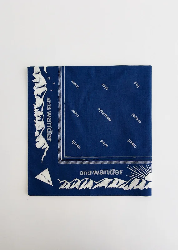 Novelty men's socks with unique patternsReflective Words Bandana