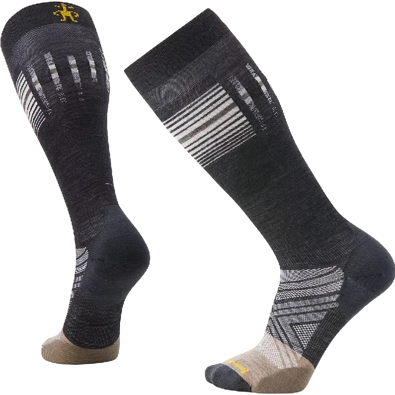 Patterned men's socks with geometric designsSki Race OTC Socks
