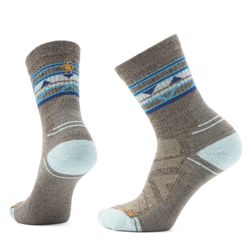 Moisture - wicking men's socks for drynessSmartwool Hike Light Cushion Mid Crew Zig Zag Valley - Women's