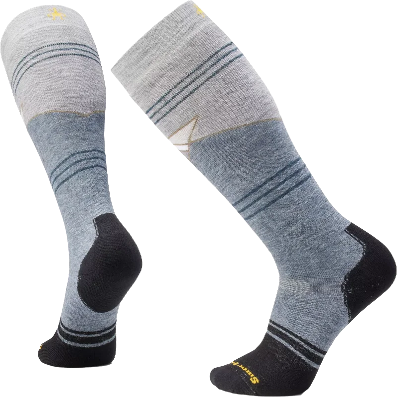 Novelty men's socks with unique patternsSnowboard Full Cushion Mountain Geo OTC Socks