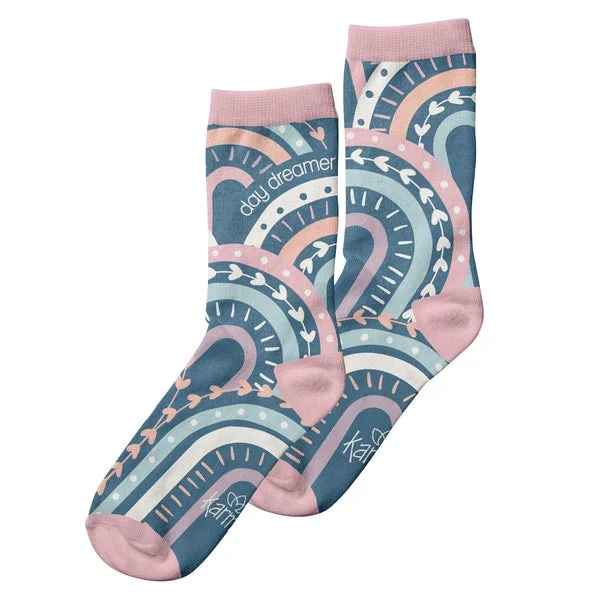 Organic men's socks for an eco - friendly choiceSocks-Rainbow