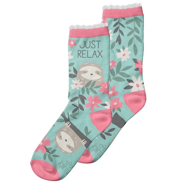 Diabetic men's socks for proper circulationSocks-Sloth Just Relax