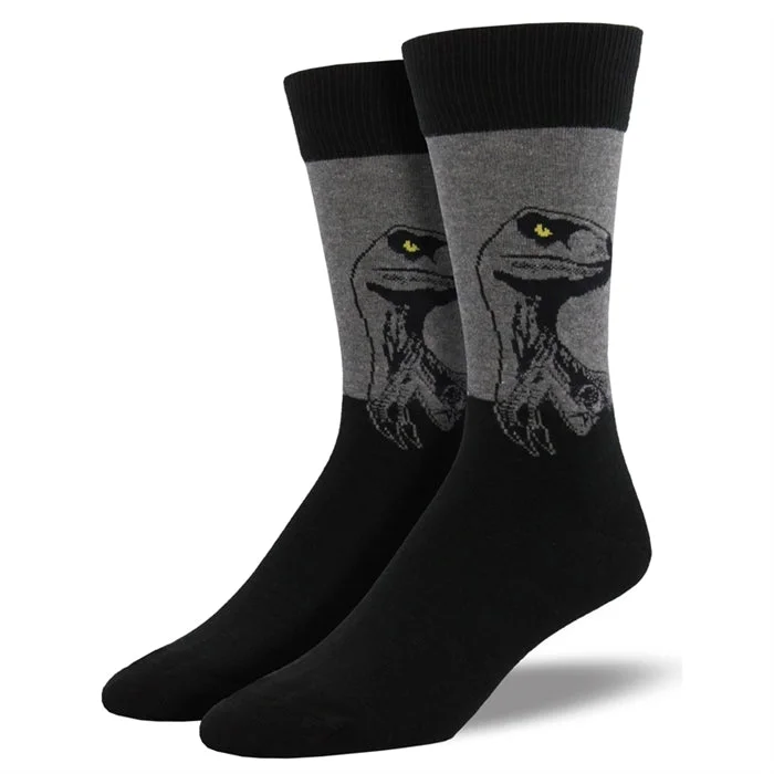 Ankle men's socks for a low - profile look'Raptor' Men's printed socks