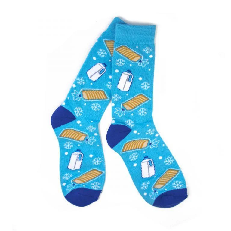 Bamboo men's socks for natural antibacterial propertiesDISC-Southern Snow Day Socks