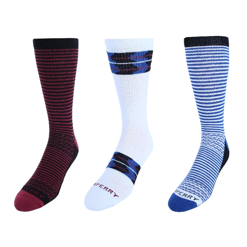 Thermal men's socks for cold climate protectionSperry Men's Super Soft Cotton Boat Crew Socks (3 Pair Pack)