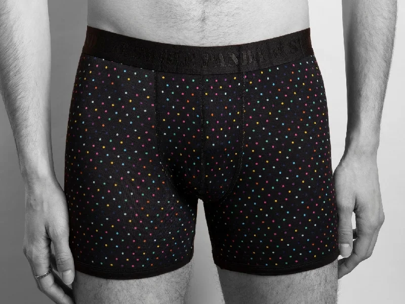 Merino wool men's socks for warmth and breathabilitySwole Panda Bamboo Boxers - Multi-Coloured Dots