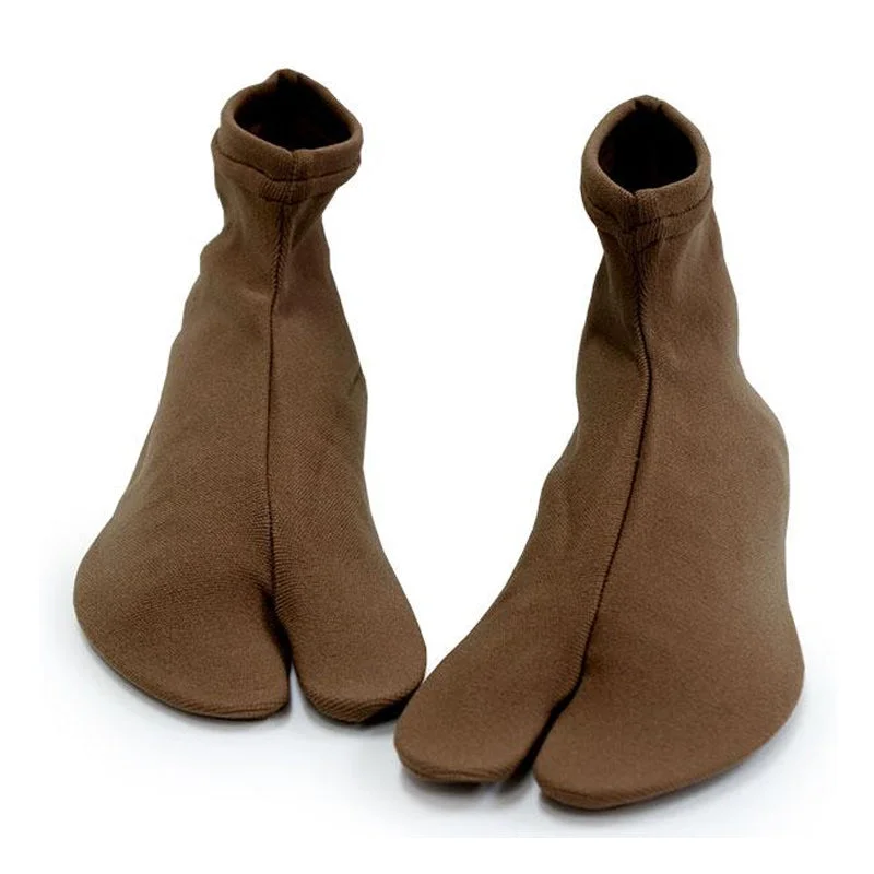 Novelty men's socks with unique patternsTabi Socks Brown 22-25cm