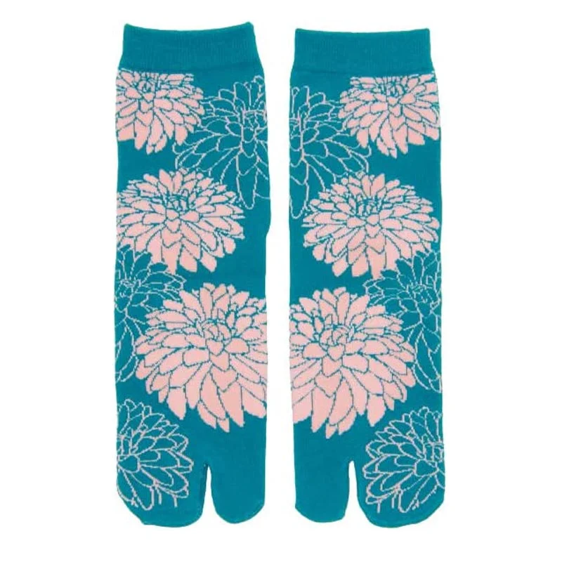 Knee - high men's socks for a vintage styleTabi Socks Kashin Nando Dahlia