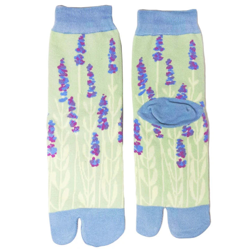 Thermal men's socks for cold climate protectionTabi Socks Lavender