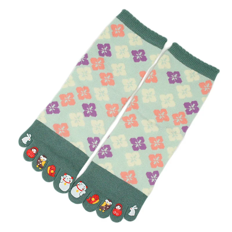 Cashmere men's socks for a luxurious feelTabi Socks Tsumasaki Hanabishi