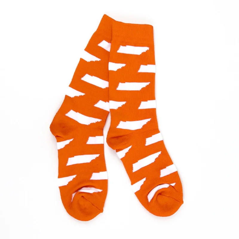 Athletic men's socks with arch supportTennessee Orange Socks