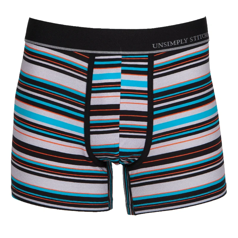 Stretch - lycra men's trunks for flexibilityRock Stripe Boxer Trunk