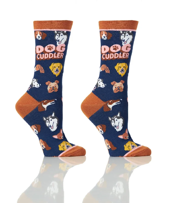 Thermal men's socks for cold climate protectionWomens Socks-Dog Cuddler