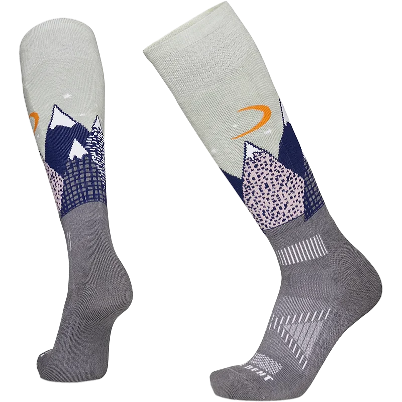 Thermal men's socks for cold climate protectionYouth Snowy Mountains Light Cushion Snow Sock