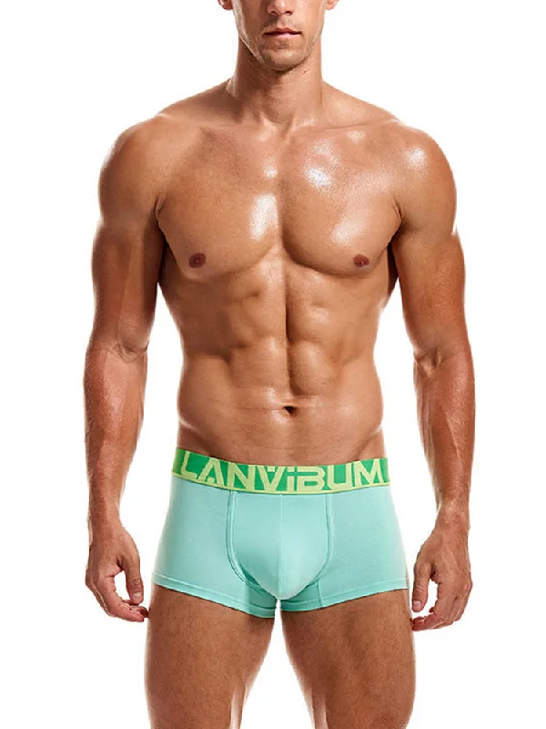 Men's trunks with a contoured pouch design2 Pack Men's Breathable Big Pouch Trunks