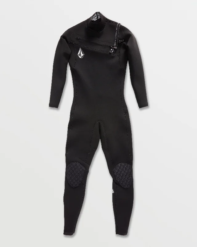 Men's trunks with a quick - dry fabricMens Modulator 3/2mm Chest Zip Fullsuit - Black