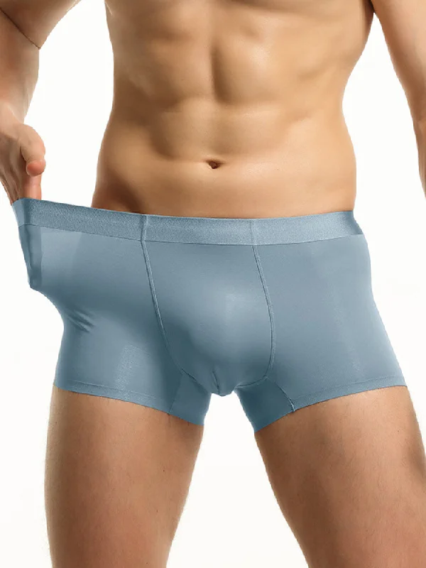 Designer men's trunks with a fashionable edge3 Pack Mesh Breathable Ice Silk Underwear