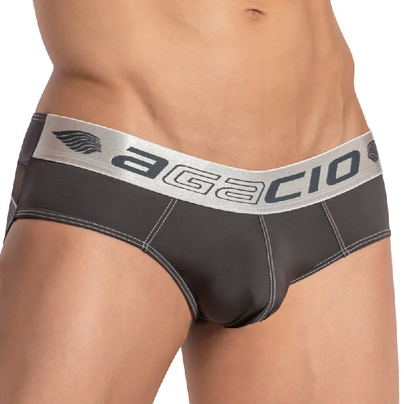 Low - cut men's briefs for a discreet appearanceAgacio AGJ035 Enhanced Centerseam Brief