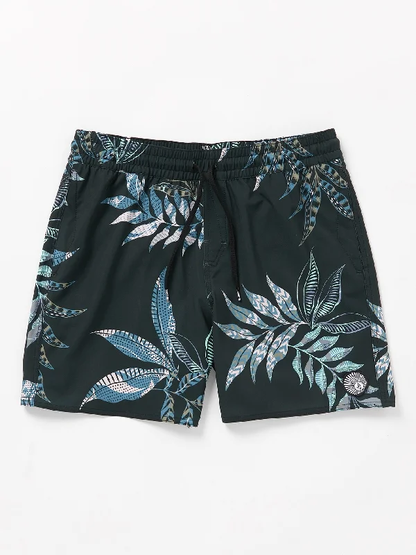 Men's trunks with a wide elastic waistbandBaffle Trunks - Black