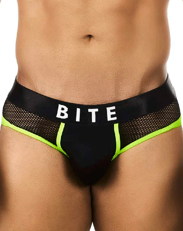 Cotton - blend men's briefs for added stretchBitewear Bw2023106 Intense Melon Briefs