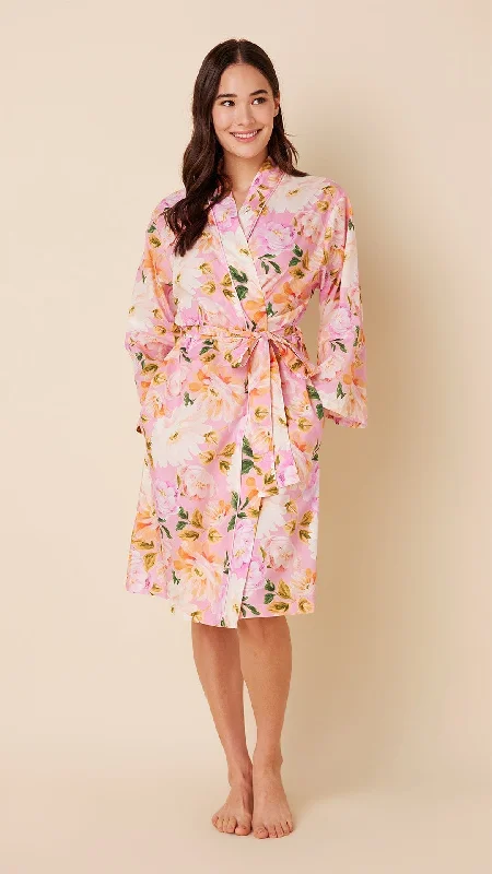 Seamless men's thongs for a discreet lookBlush Rose Luxe Pima Kimono Robe