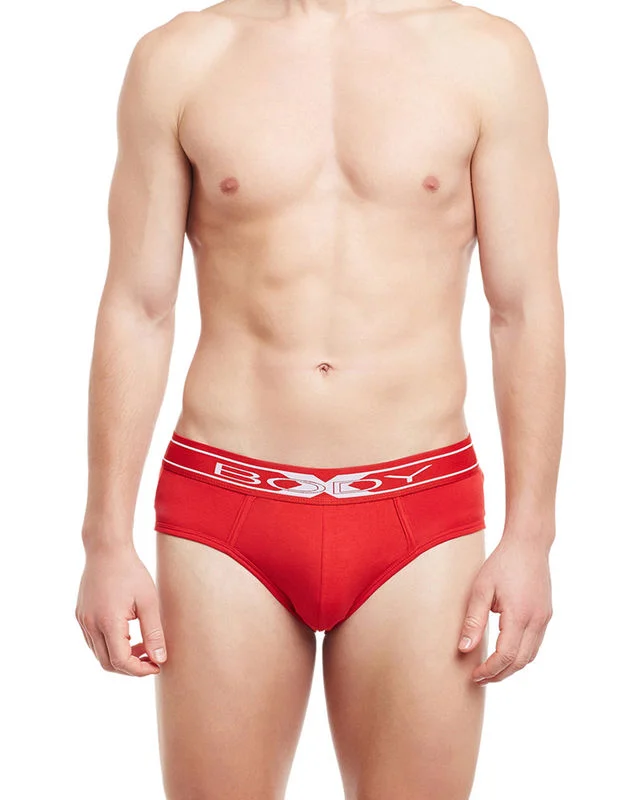 Patterned men's briefs with unique printsBody X Solid Briefs-BX10B-Grenadine