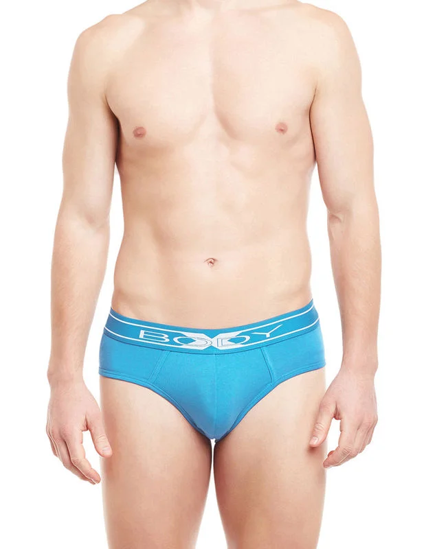 Men's briefs with a quick - dry featureBody X Solid Briefs-BX10B-Hawaiian Ocean