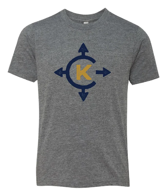 Solid - color men's trunks in various shadesCamp Kawaga "Be Kawaga" Tri-Blend Tee