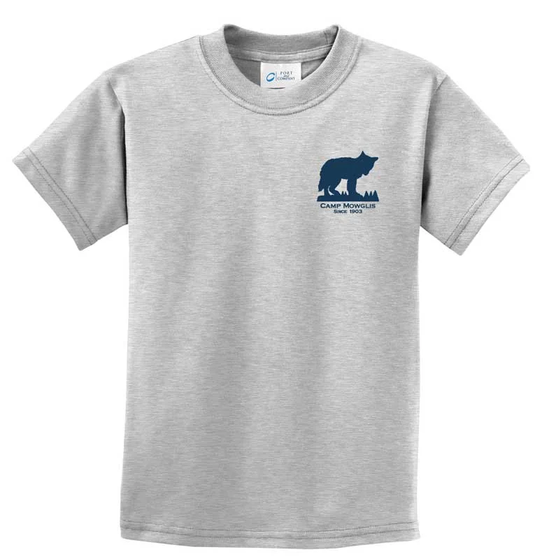 Men's trunks with a contoured pouch designCamp Mowglis Logo Tee