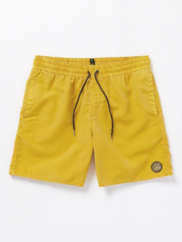 Stretch - lycra men's trunks for flexibilityCenter Trunks - Lemon