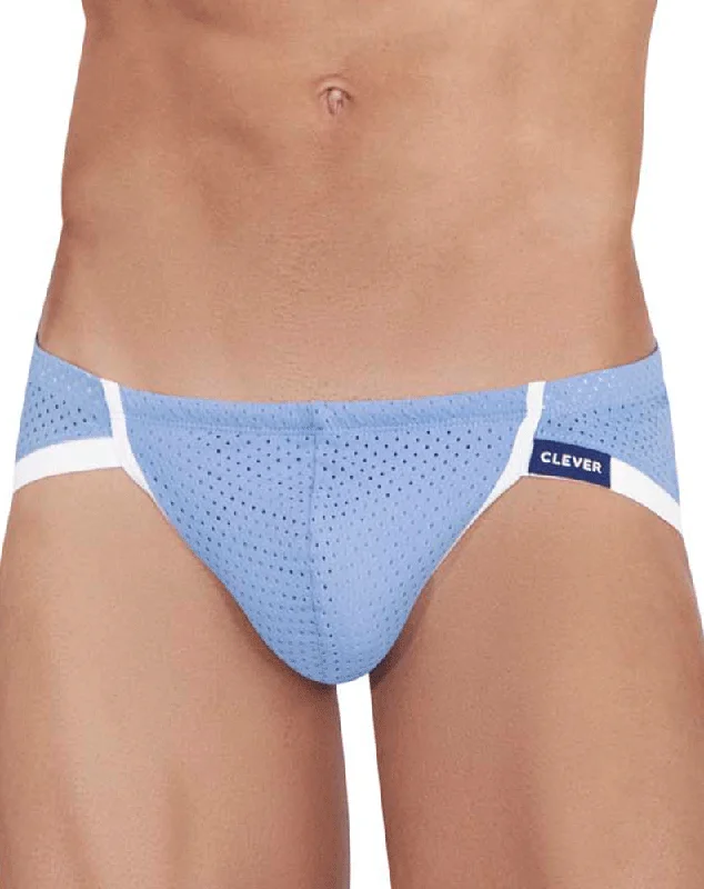 Seamless men's briefs for a smooth look under clothesClever 1447 Fable Briefs Blue