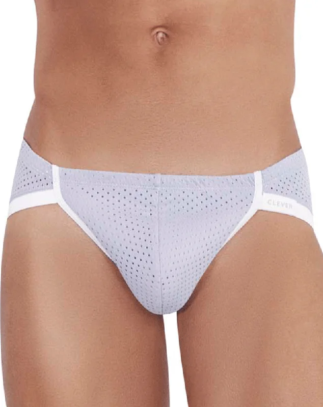 Cotton - blend men's briefs for added stretchClever 1447 Fable Briefs Gray