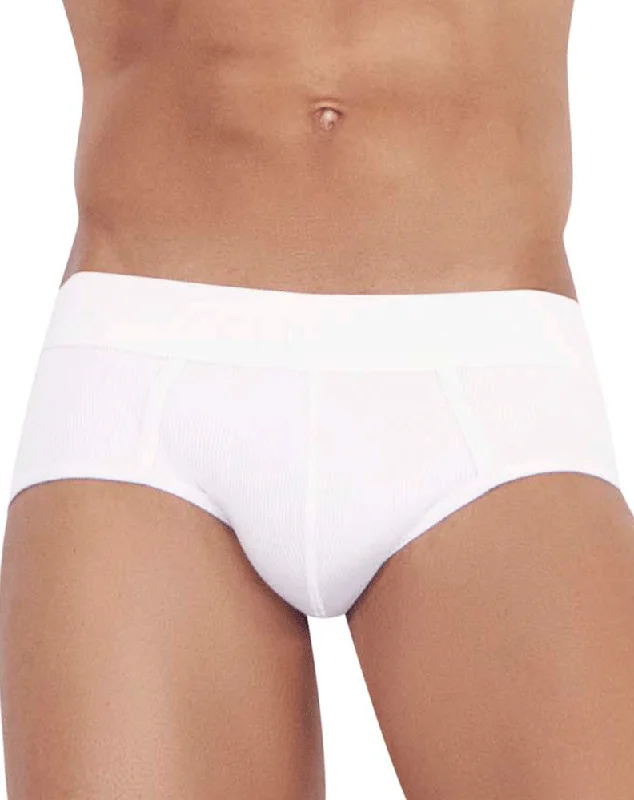 Organic men's briefs for an eco - friendly choiceClever 1472 Heavenly Briefs White