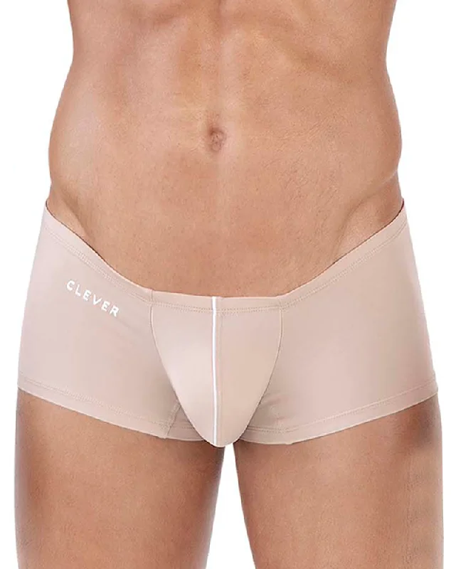 Mid - rise men's trunks for a balanced coverageClever 1616 Mente Trunks Beige