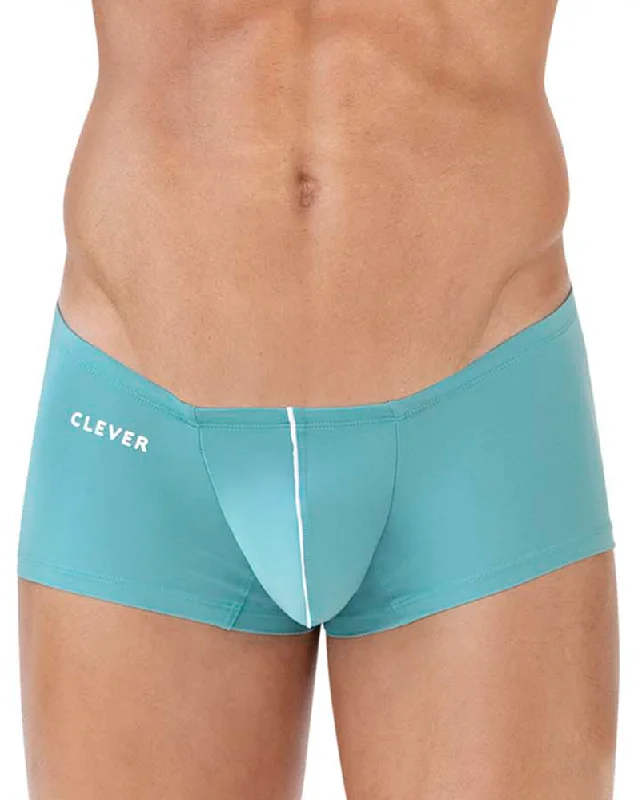 Tag - less men's trunks for irritation - free comfortClever 1616 Mente Trunks Green