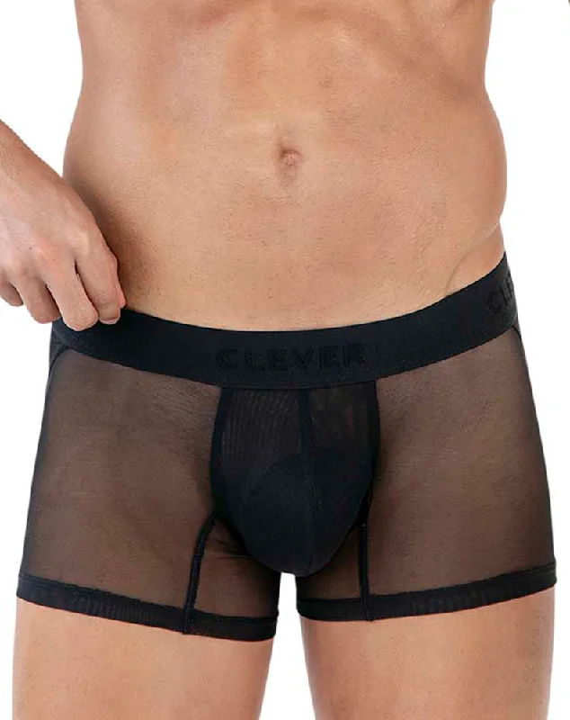 Stretch - lycra men's trunks for flexibilityClever 1625 Yin Yang Trunks Black
