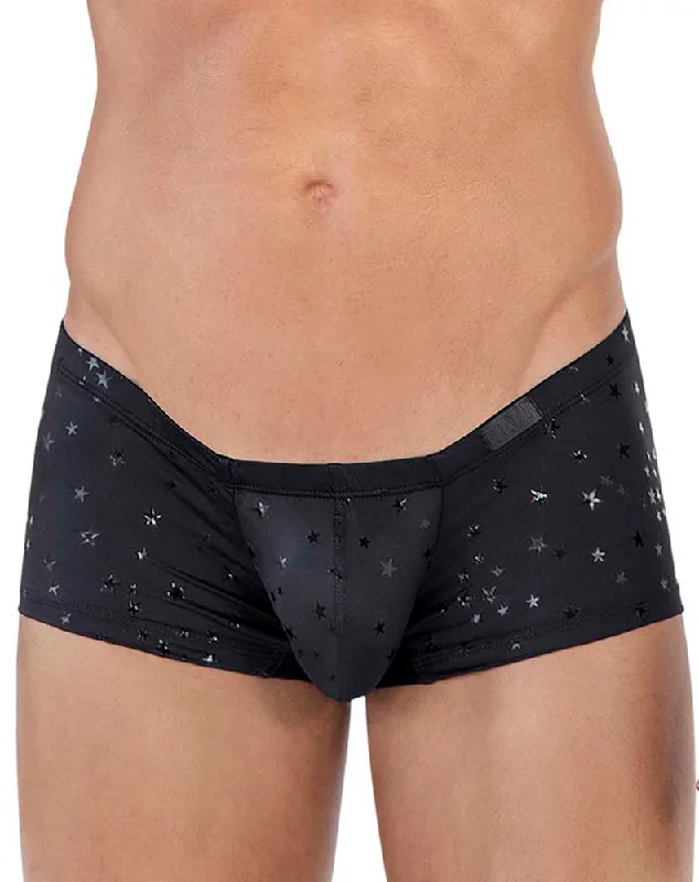 Slim - cut men's trunks for a modern styleClever 1632 Illusion Trunks Black