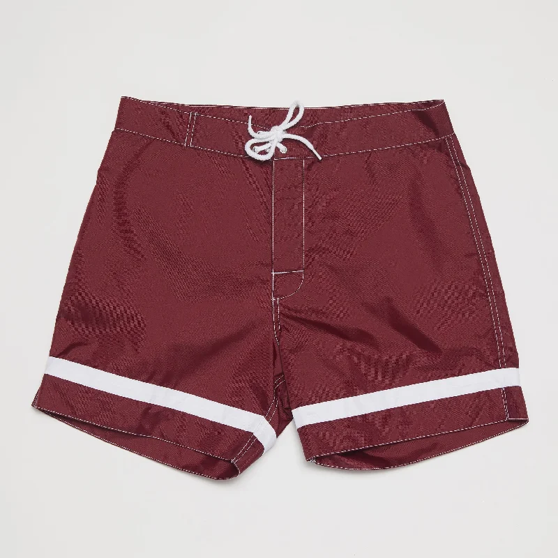 Athletic - grade men's trunks for sportsCrossbar Weave Trunks (Wine)