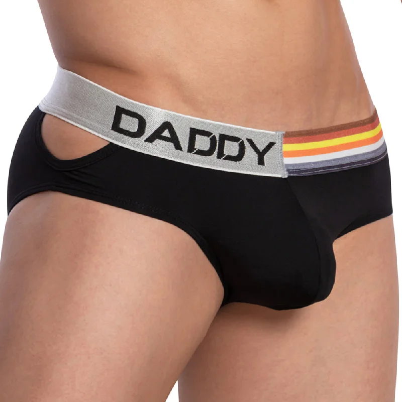 Patterned men's briefs with unique printsDaddy DDJ019 LGBT Strap Brief