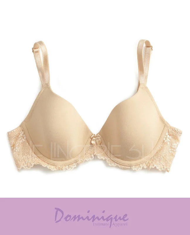 Embroidered men's robes for a touch of eleganceDominique 3501 Lacee Contour Lace Trim Underwire T-Shirt Bra