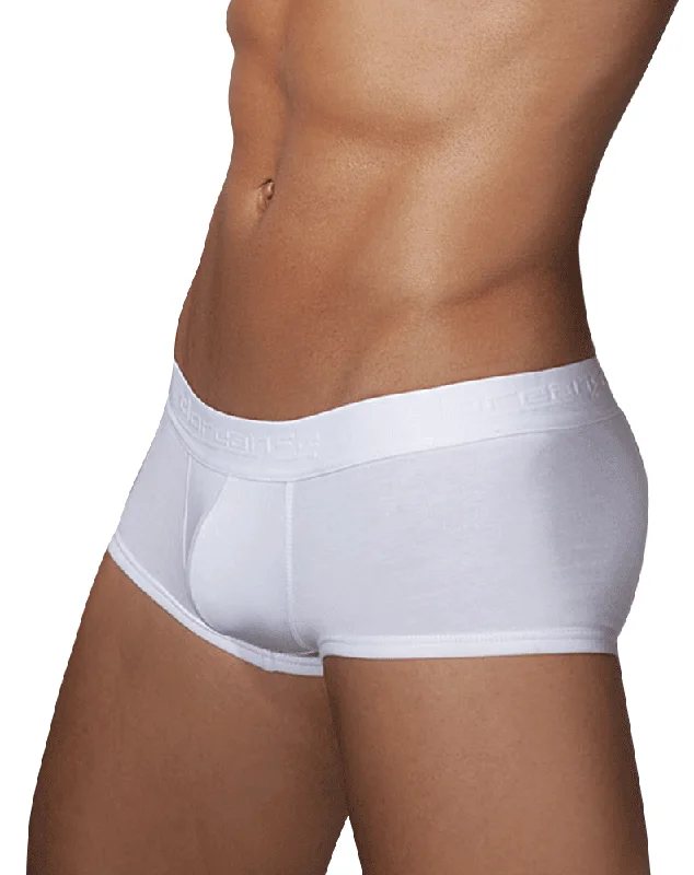 Patterned men's trunks, like camo or dotsDoreanse 1760-wht Low-rise Trunk White