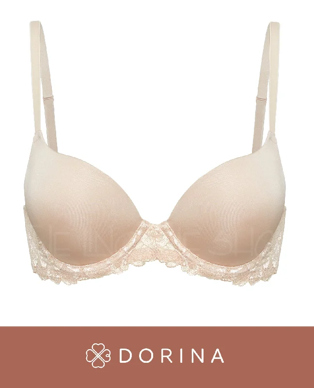 Water - resistant men's robes for post - shower useDorina D17221A Claire Underwire Push Up Demi Bra