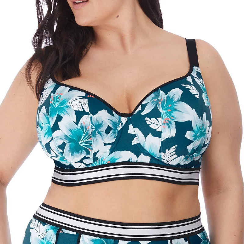 Light - weight men's briefs for summer wearElomi "Island Lily" Sweetheart Crop Top Bikini